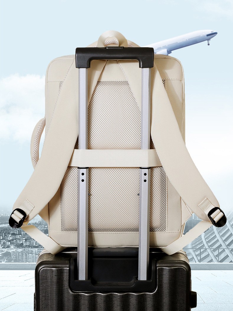 2026 nueva venta caliente impermeable ligera de gran capacidad multifuncional simple mochila de viaje de negocios de estudiantes