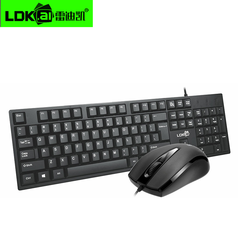 Redkai 1700 nuevo juego de teclado de oficina y ratón Kit de teclado y ratón USB traje de teclado y ratón