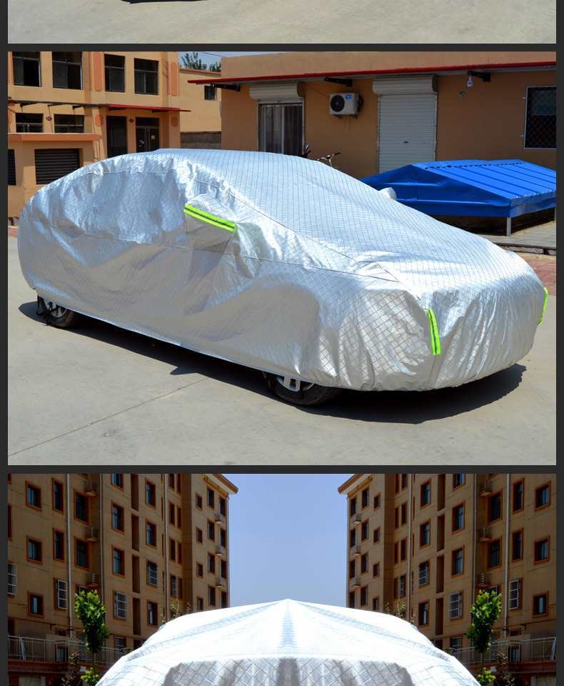Applicable to Baojun 310 Car Cover 310W Sunscreen Rainproof Sunshade Insulation Thick Sunshade Car Cover Poncho 18