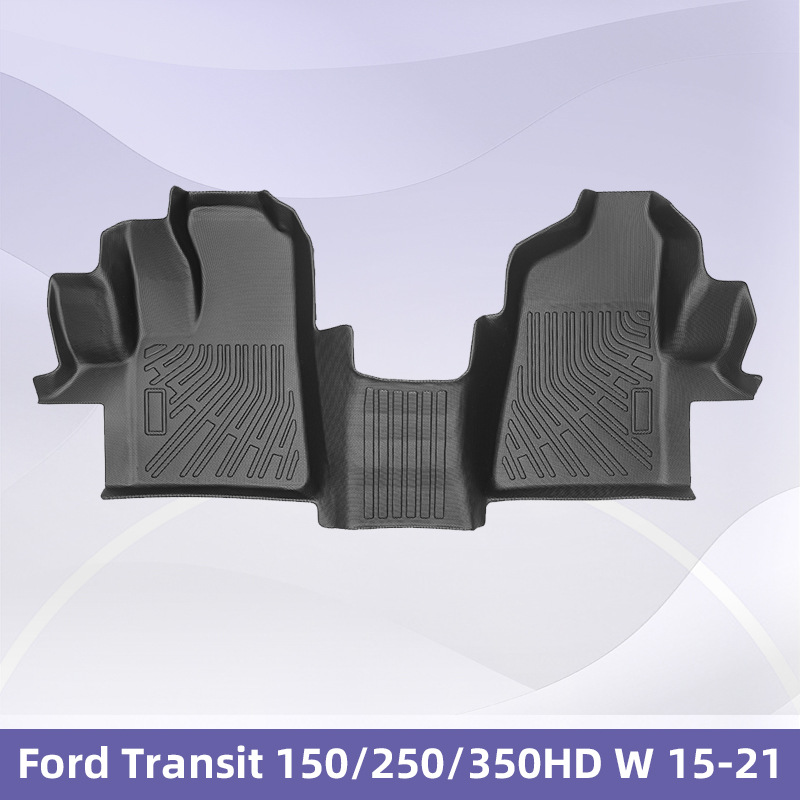 Para Ford Transit 150 / 250 / 350HD W 2015 - 2021 TPE Foot Pad 3D
