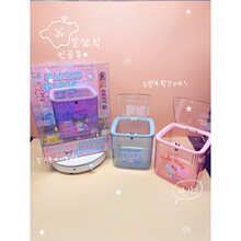 台湾娃娃机改盒产品嘜寶出品MB024三丽鸥萌可弹盖桌面垃圾桶