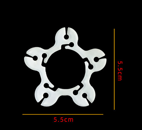 Wedding and Birthday Party Supplies Balloon Accessories Plum Blossom Clip Balloon Multi-functional Ring Clip Balloon Arch Gate Clip Shape Clip
