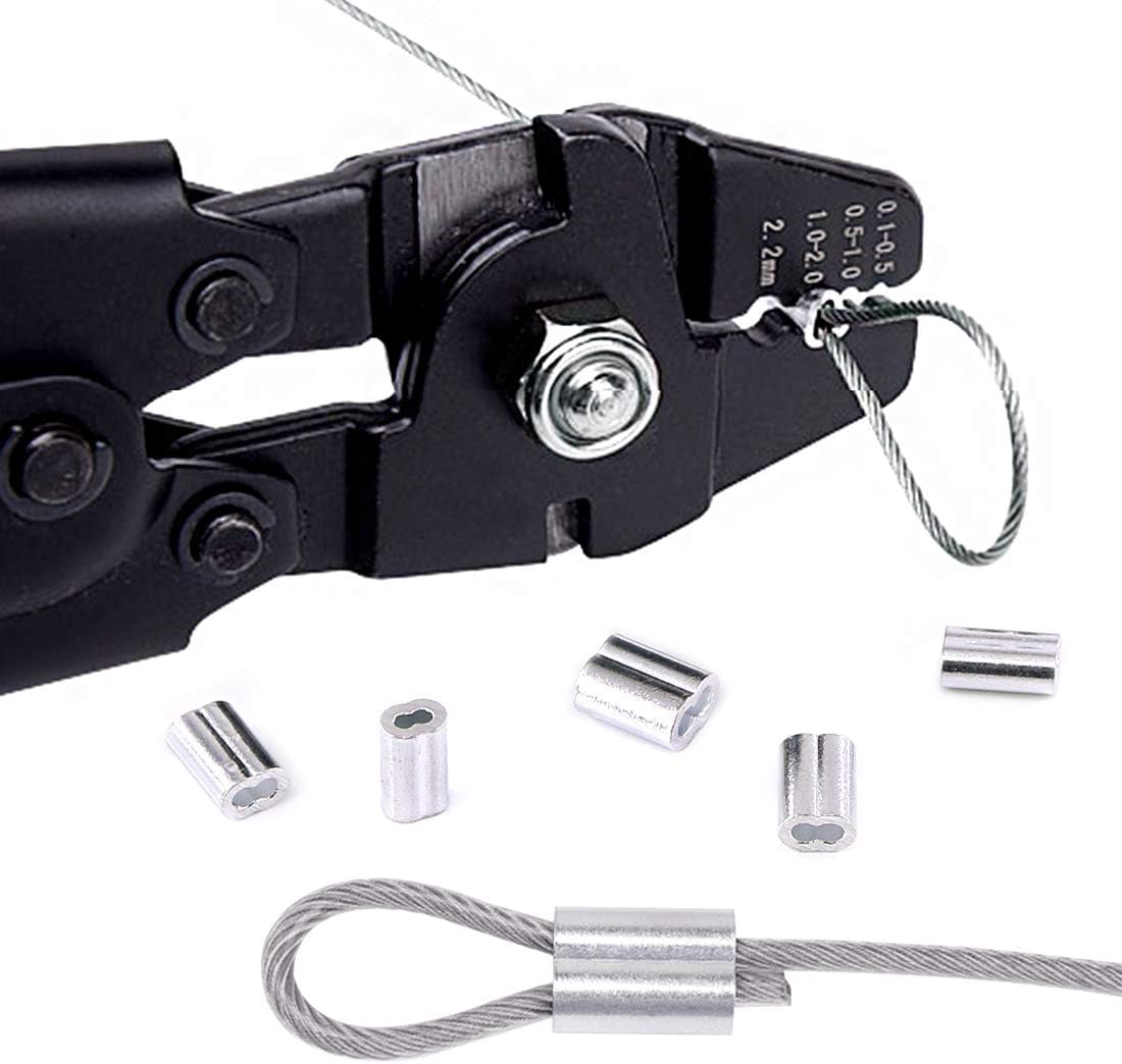 8字/椭圆铝套钳压接钳压线钳钢丝绳索形铝套海钓鱼钩剪线钳工具