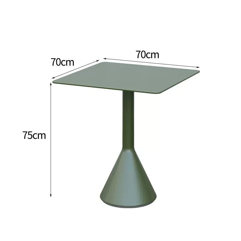 테이퍼드 스퀘어 테이블 70*75cm