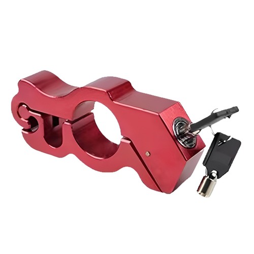 Anti-theft motorcycle lock modification kickstand handlebar anti-theft lock electric bike handlebar bull horn lock aluminum handlebar lock