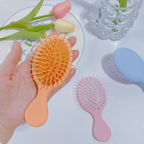 Macaron girl heart air bag air cushion comb men and women head massage comb home hair styling curling comb