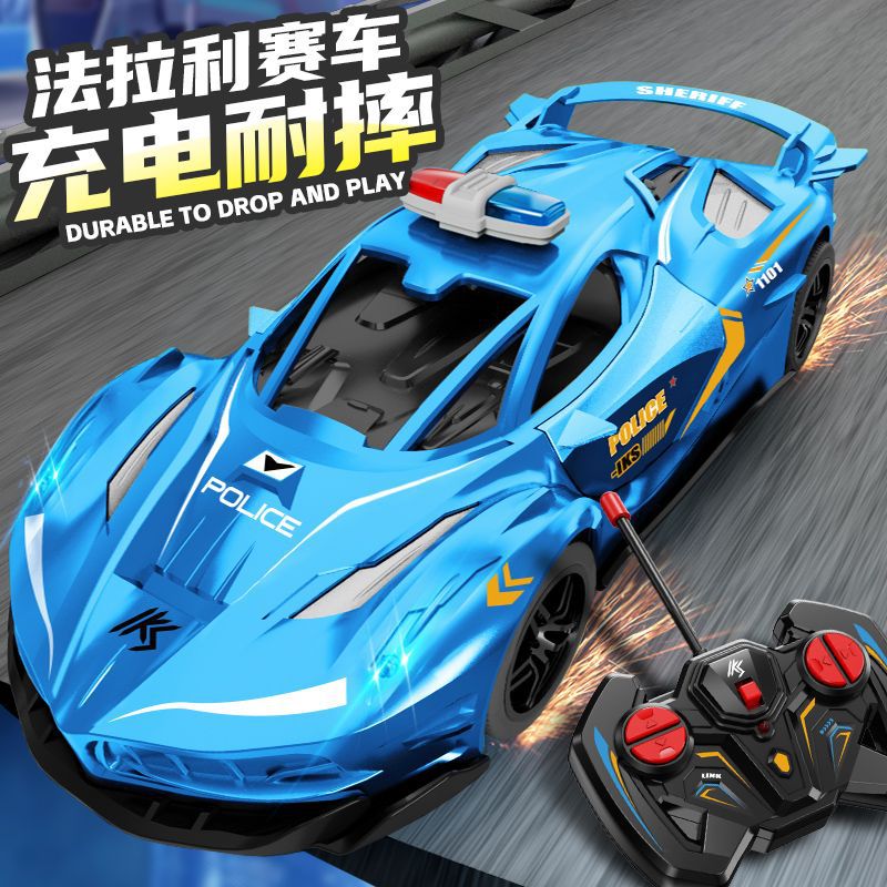 Control remoto coche de carreras de deriva recargable de alta velocidad coche de control remoto eléctrico coche de juguete para niños niños niños 3 - 6 años
