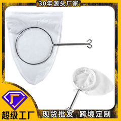 过滤茶袋不锈钢袋奶茶茶袋港式店拉煮袋冲茶叶茶袋纯棉过滤