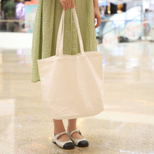 青春学生帆布包单肩手提帆布包 空白手绘包购物礼品书包印制图案