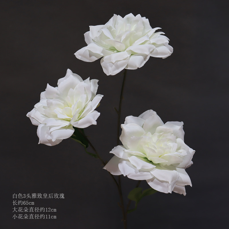 Material de flor de boda blanco brumoso artificial Misty Wedding Hall decoración camino plomo arreglo de flores techo flor artificial Flor de plástico