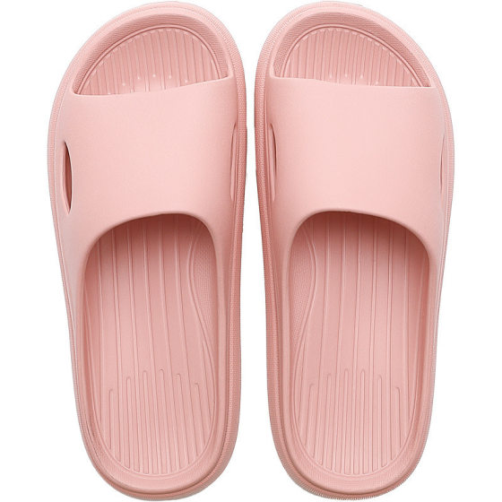 Slippers Women's EVA Slip-on Feeling Bathroom Slippers Men's Indoor Non-Slip Bathing Home and Household Couple's Trend
