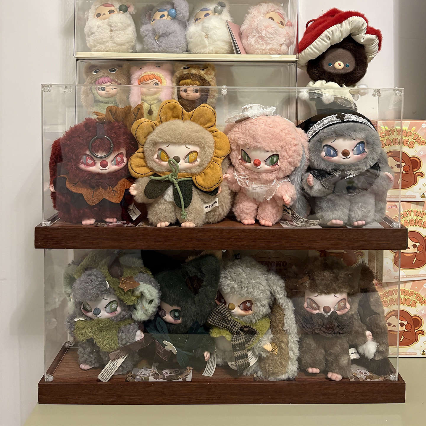 适用赛诺诺二代TA在低语系列收纳盒盲盒手办毛绒搪胶亚克力展示盒
