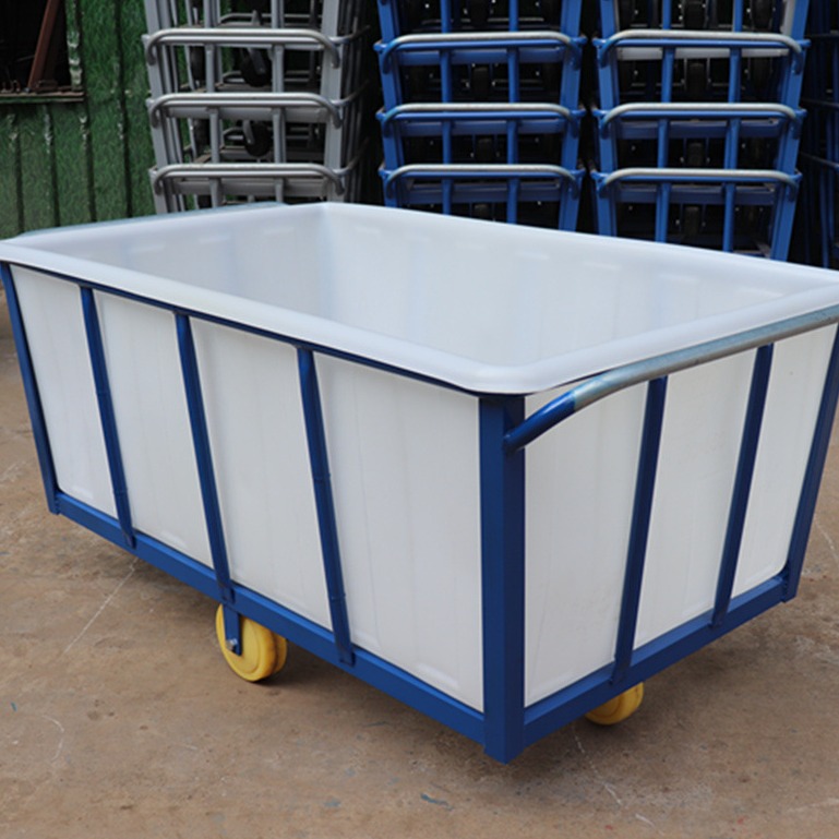 规格齐全布匹存放周转牛筋方桶 /防老化结实加厚牛筋水箱染布车