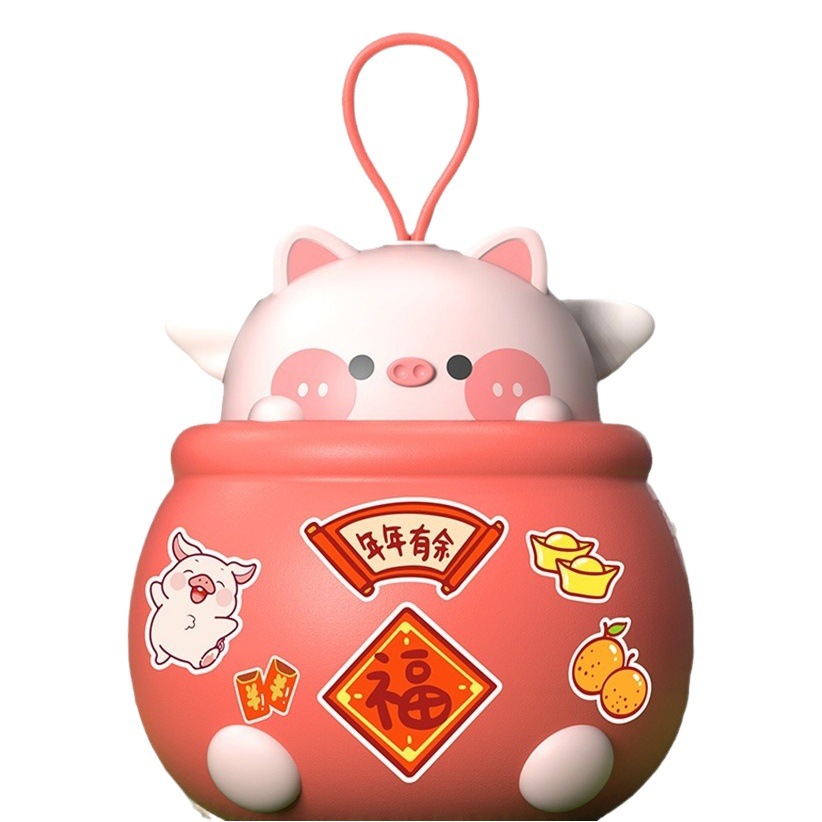Dibujos animados suerte bolsa forma alcancía juguetes para niños de gran capacidad se puede guardar con clave alcancía supermercado transfronterizo