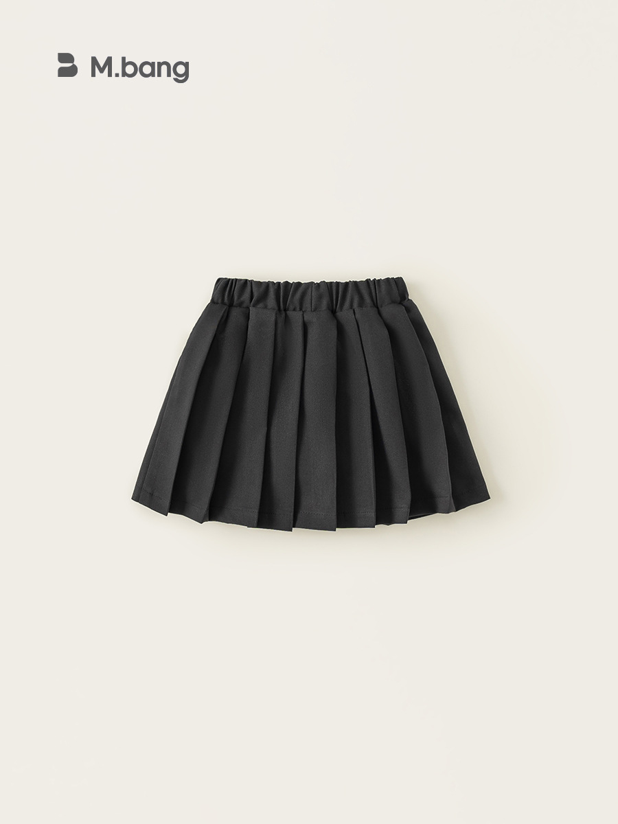 Yoobao ropa infantil niñas falda de busto primavera 2025 nuevo arco extranjero falda de niños falda corta pantalonjk