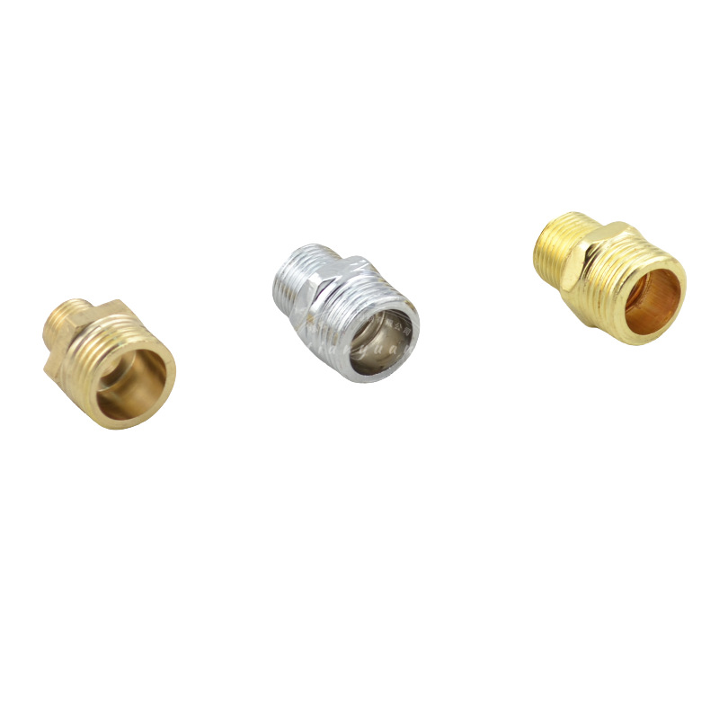 铜对丝双外丝直接6分1寸转4分铜对丝全铜对丝接头双外丝接头