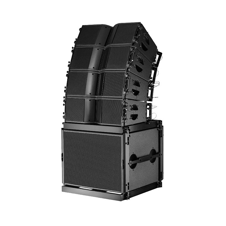 El mismo conjunto de altavoces de matriz lineal de 8 pulgadas / 10 pulgadas de ACUS es un conjunto de sonido profesional para espectáculos de escenario al aire libre a gran escala.