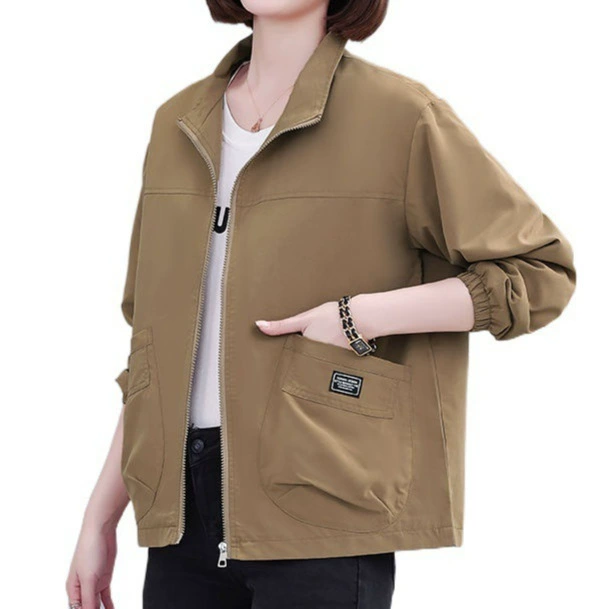 Модная демисезонная куртка с капюшоном oversize для мамы, повседневный стиль и комфорт, свободный крой