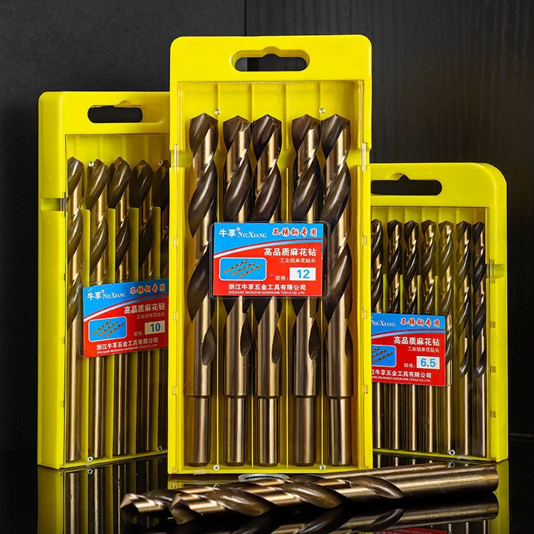 Твистовое сверло из нержавеющей стали с кобальтовым ручным дрели пробитые стальные сверхтвердые вольфрамовые сплавы