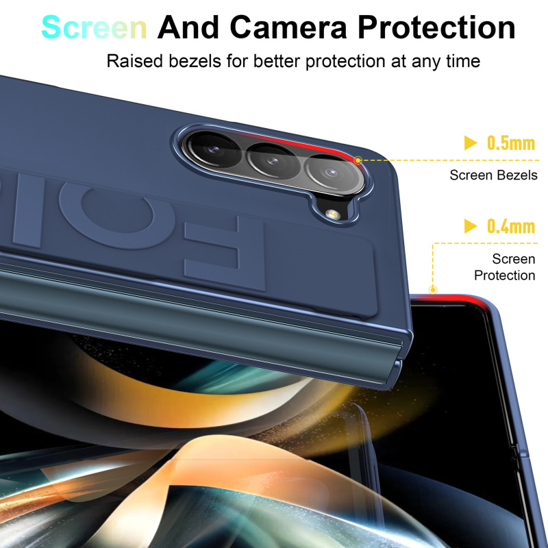 Samsung zfold7 携帯電話ケース、弾性リストバンド、一体型フリップ折りたたみスクリーン Fold6/4 落下防止保護カバーに適しています。|undefined