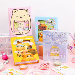 Journal box student cute password book with lock notebook children's gift diary