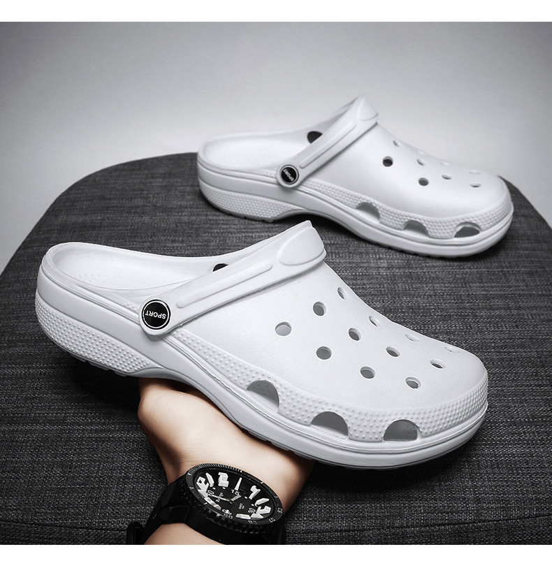 Mens Slippers Comfy Memory Foam Men Slippers with Rubber Sole Indoor Outdoor Anti Slip Shoes_voghion.com