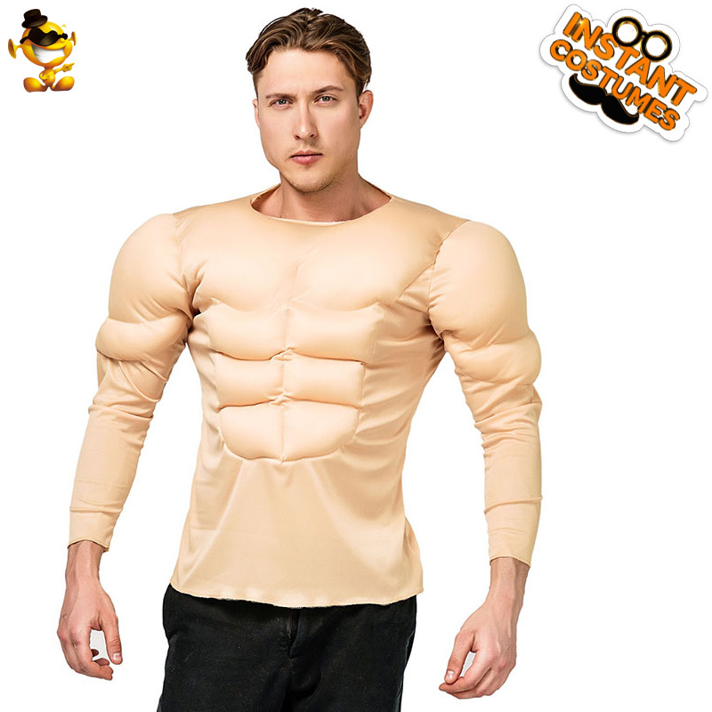 Adult muscle men's T-shirt Halloween role play cross-border ..