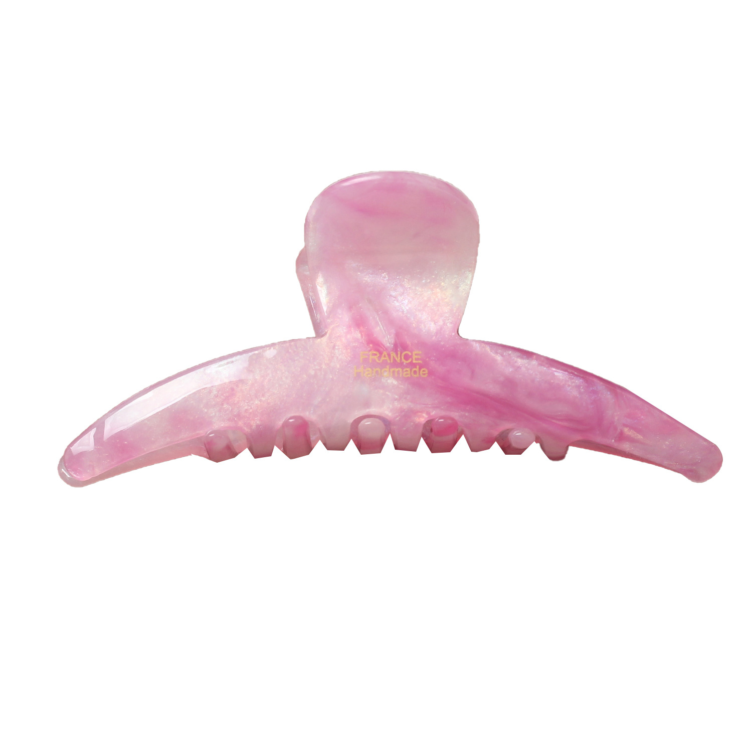 Abrazadera de agarre de temperamento elegante, sentido avanzado femenino FRANCE, etiqueta dorada, clip de tiburón grande, medio amarrado, pinza de ácido acético image 6