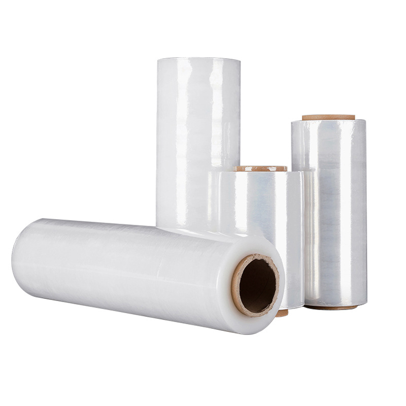PE neumático película de embalaje transparente 25cm embalaje industrial película estirable 35cm equipaje protección a la tracción 50 cm de ancho