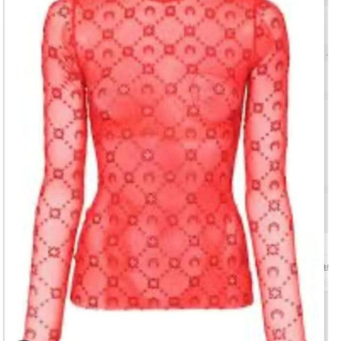 오렌지 플록 기모 이너 티셔츠 + 고품질