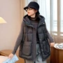 连帽女士宽松新款棉马甲