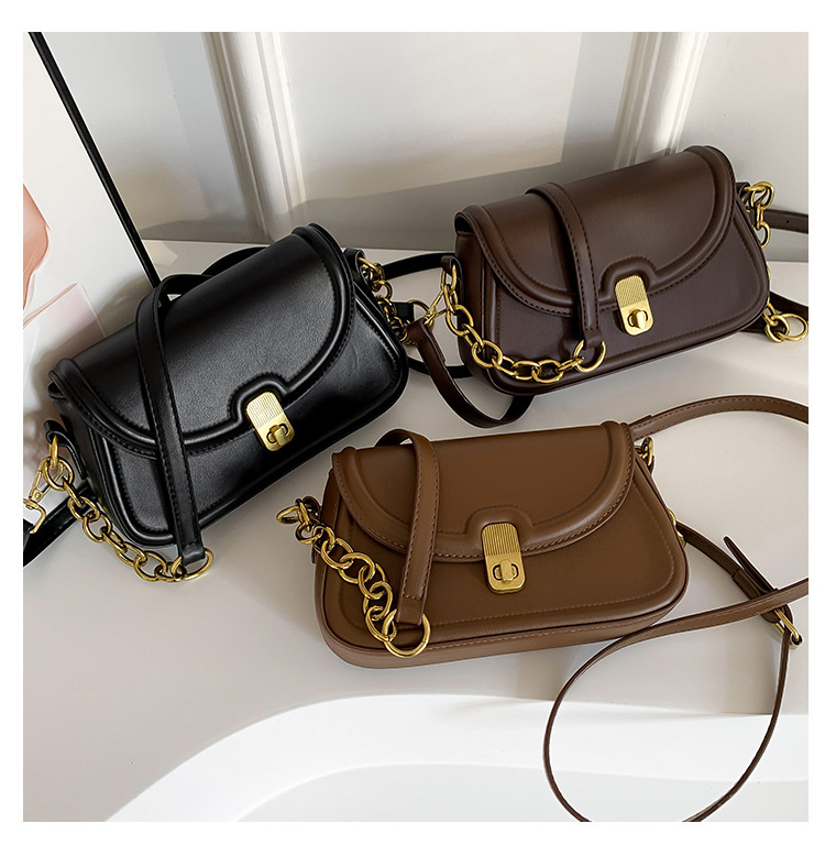 Women's Crossbody Bag Retro Shoulder Bag Small Versatile Handbag_voghion.com