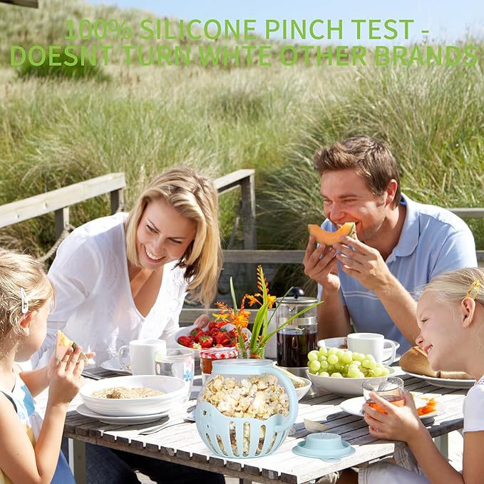 AMAZON caliente 2.25QT horno de microondas borosilicato de vidrio palomitas de maíz de auto-explosión de la máquina de palomitas de maíz