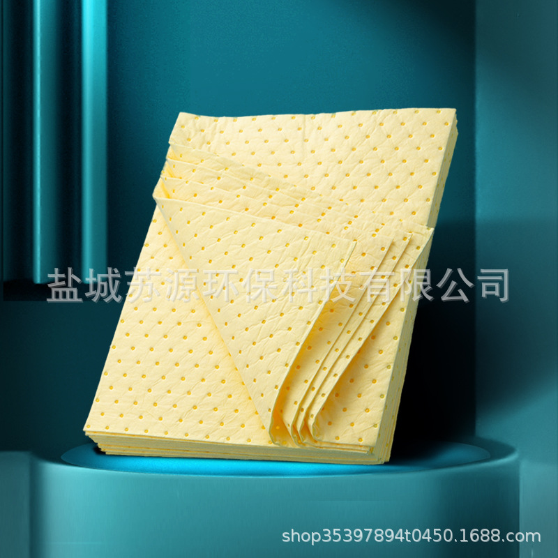 厂家供应优质工业吸油棉酸液水化学原油吸附片实验室专用强大吸力