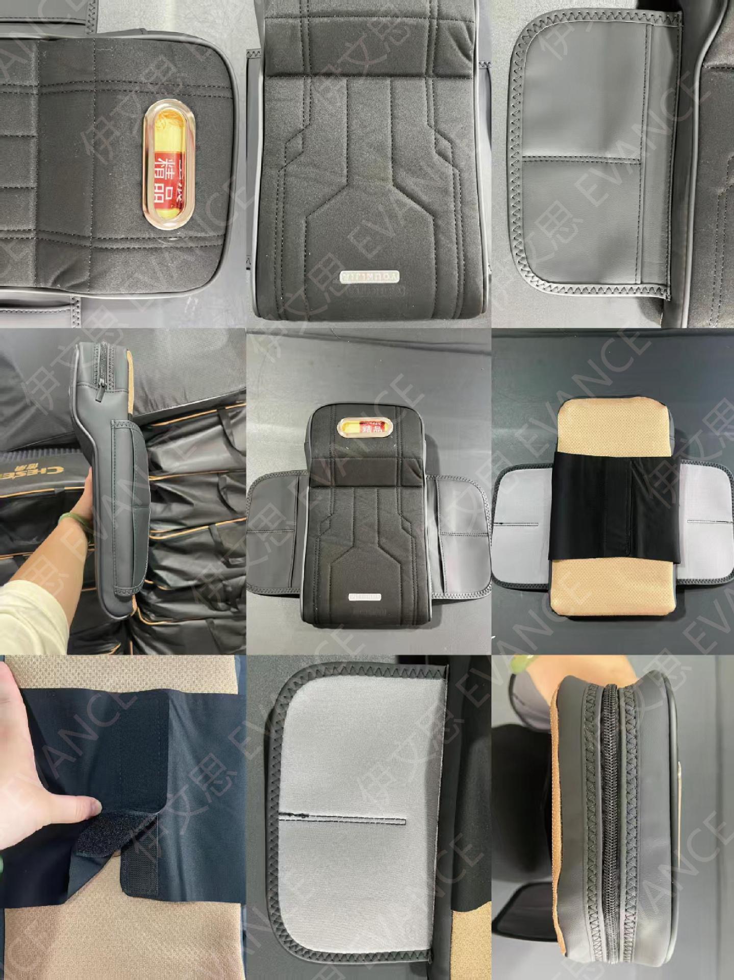 Car Armrest Box Mat, High-End Car Tissue Box, Universal Height-Increasing Pad, Central Suede Elbow Rest Pad, Protective Cover