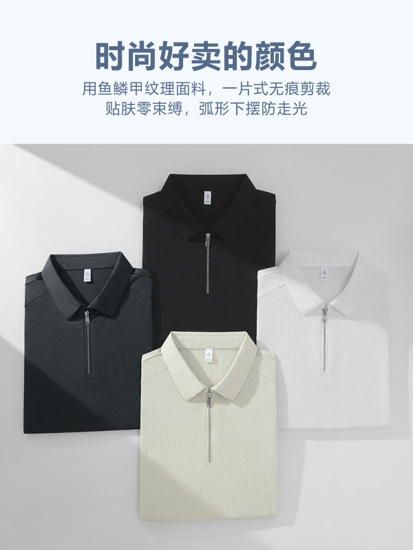 Trajes de trabajo polo personalizados logotipo nido de pájaros cremallera collar impresión camiseta de verano ropa de trabajo de alta calidad