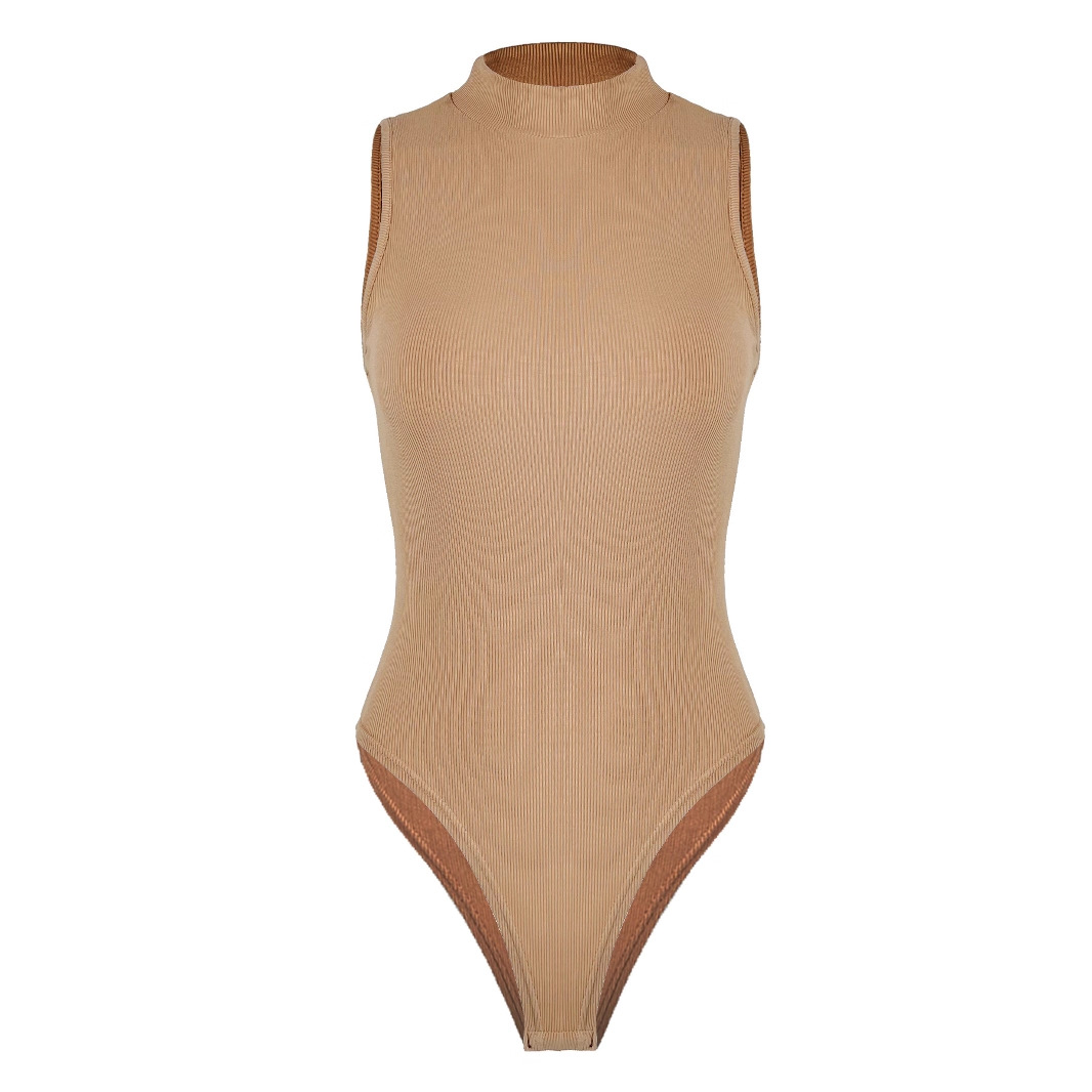 Estilo europeo y americano 2023 verano nueva ropa de mujer transfronteriza sexy chica caliente moda delgada costilla sin mangas de una sola pieza superior
