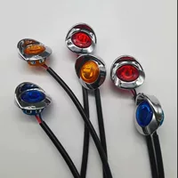 Eagle Eye Light Маленький круглый светильник 12/24 В Боковой фонарь для грузовика Индикатор ширины Маленький круглый светильник Боковой фонарь Светодиодный светильник Сигнал судна