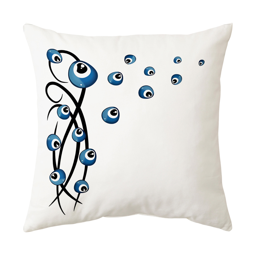 Capa de almofada evil eye almofada decorativa macia para sofá_voghion.com