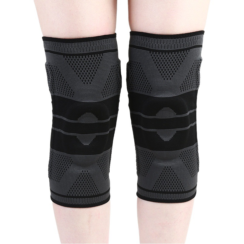 Cross-Border Wholesale Knee Pads for Sports, Dance, Fitness, Silicone Spring Warm Supplies, Cycling, Running, Basketball and Mountaineering Protective Gear