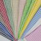 Factory in stock Polyester Plaid Soft Chaoyang Plaid Fabric Size Plaid Shirt Cloth