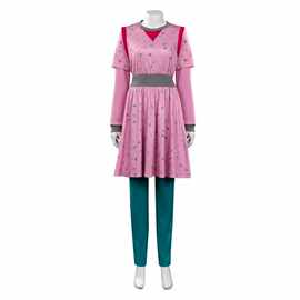 漫优品 怪奇物语第四季cos 艾丽卡连衣裙 万圣节角色扮演服装批发