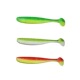 Shallow diving Paddle Tail Lures 10 Colors Soft Plastic Baits Bass Trout Saltwater Sea Fishing Lure