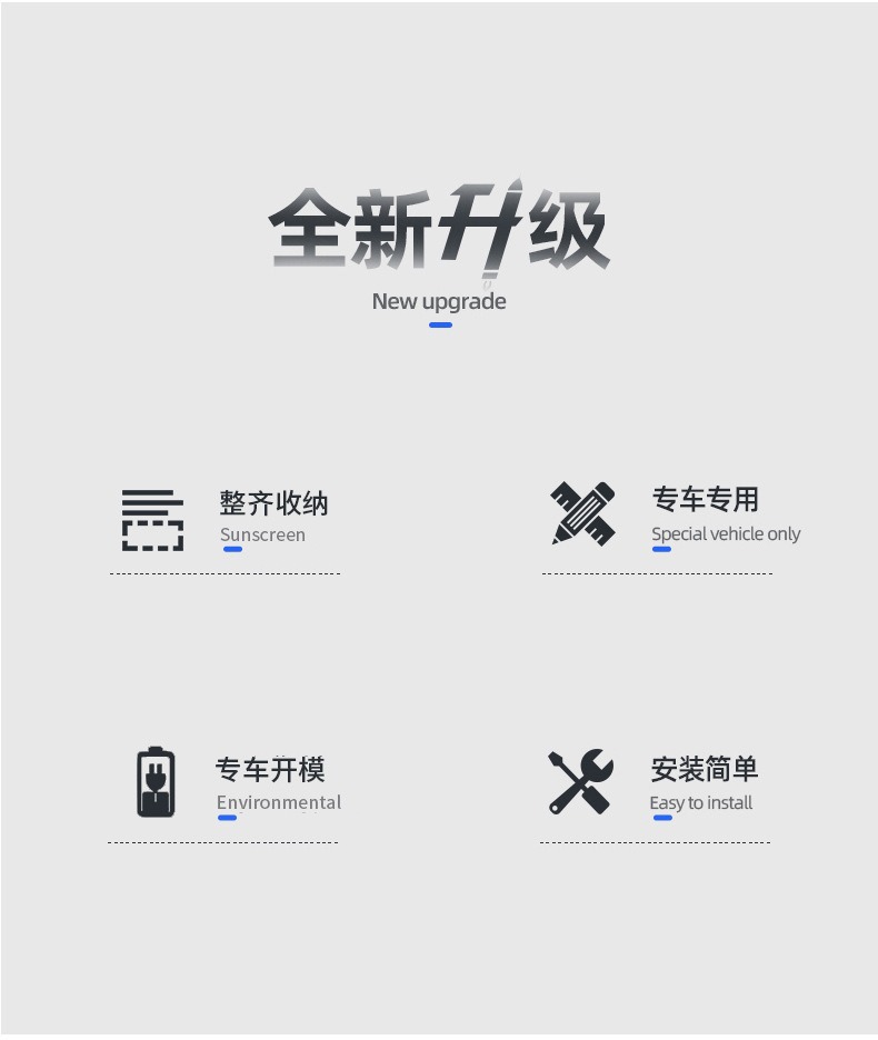 Applicable to the Updated Version of Model Y/3 Tesla Yl Central Control Storage Box Armrest Box Tesla Central Control Storage Box