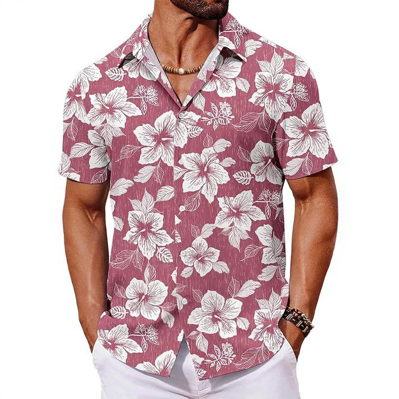 Amazon's Best-Selling Men's Hawaiian Shirt with a Turn-Down Collar, European and American Style Casual Full-Print Short-Sleeve, Large Size, Cross-Border Dropshipping Amazon's Best-Selling Men's Hawaiian Shirt with a Turn-Down Collar, European and American Style Casual Full-Print Short-Sleeve, Large Size, Cross-Border Dropshipping
