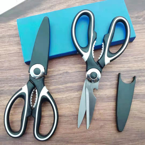 Kitchen household scissors multi-purpose panda scissors Yangjiang stainless steel food chicken bone scissors can pinch walnuts sk5