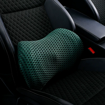 Lumbar Support Pillow, Driver's Seat Back: Waist support - green