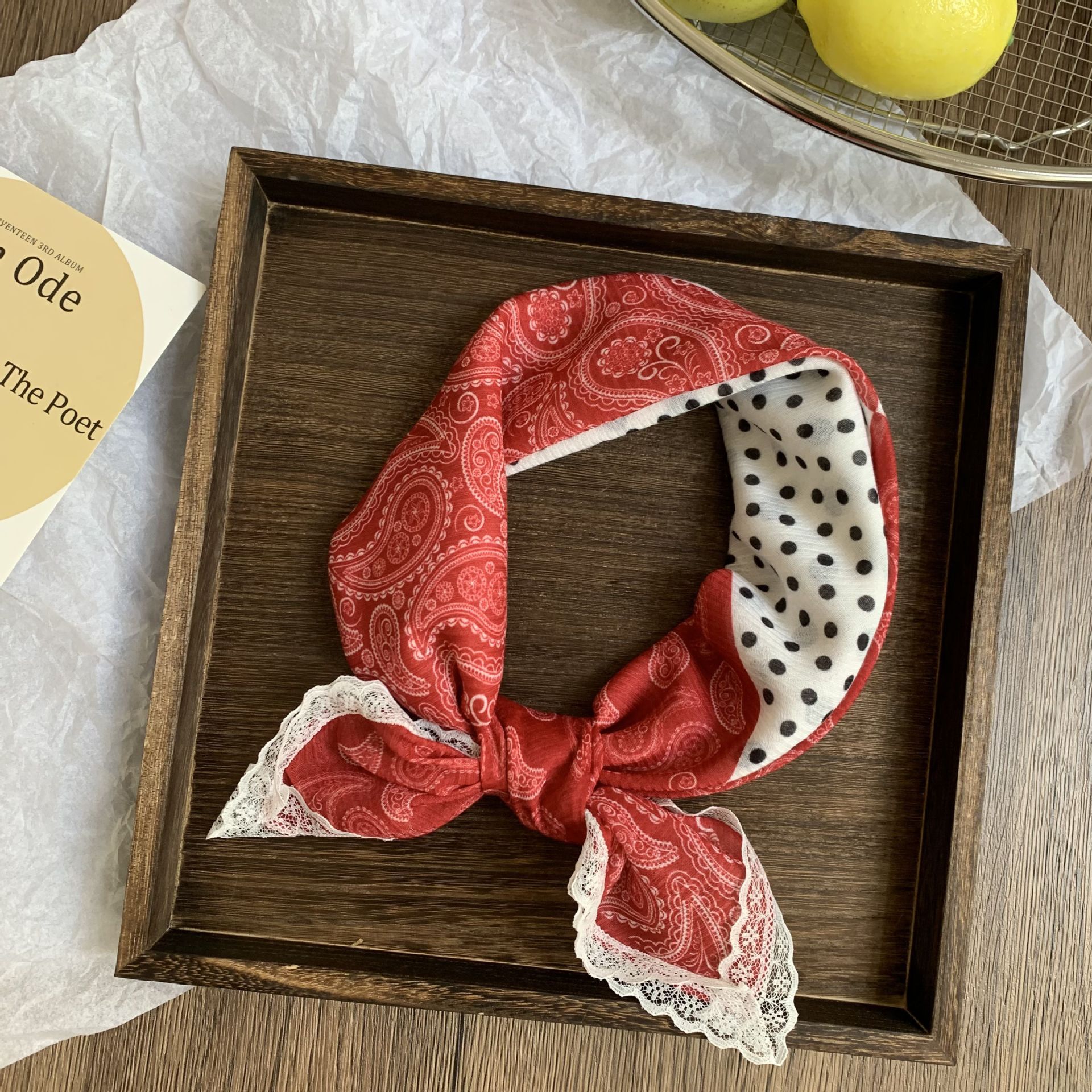 Buñuelo de seda cuello pequeño buñuelo cuadrado primavera y verano nueva moda decoración buñuelo de cuello paquete buñuelo de cabeza buñuelo de verano buñuelo de cabello buñuelo de cabello