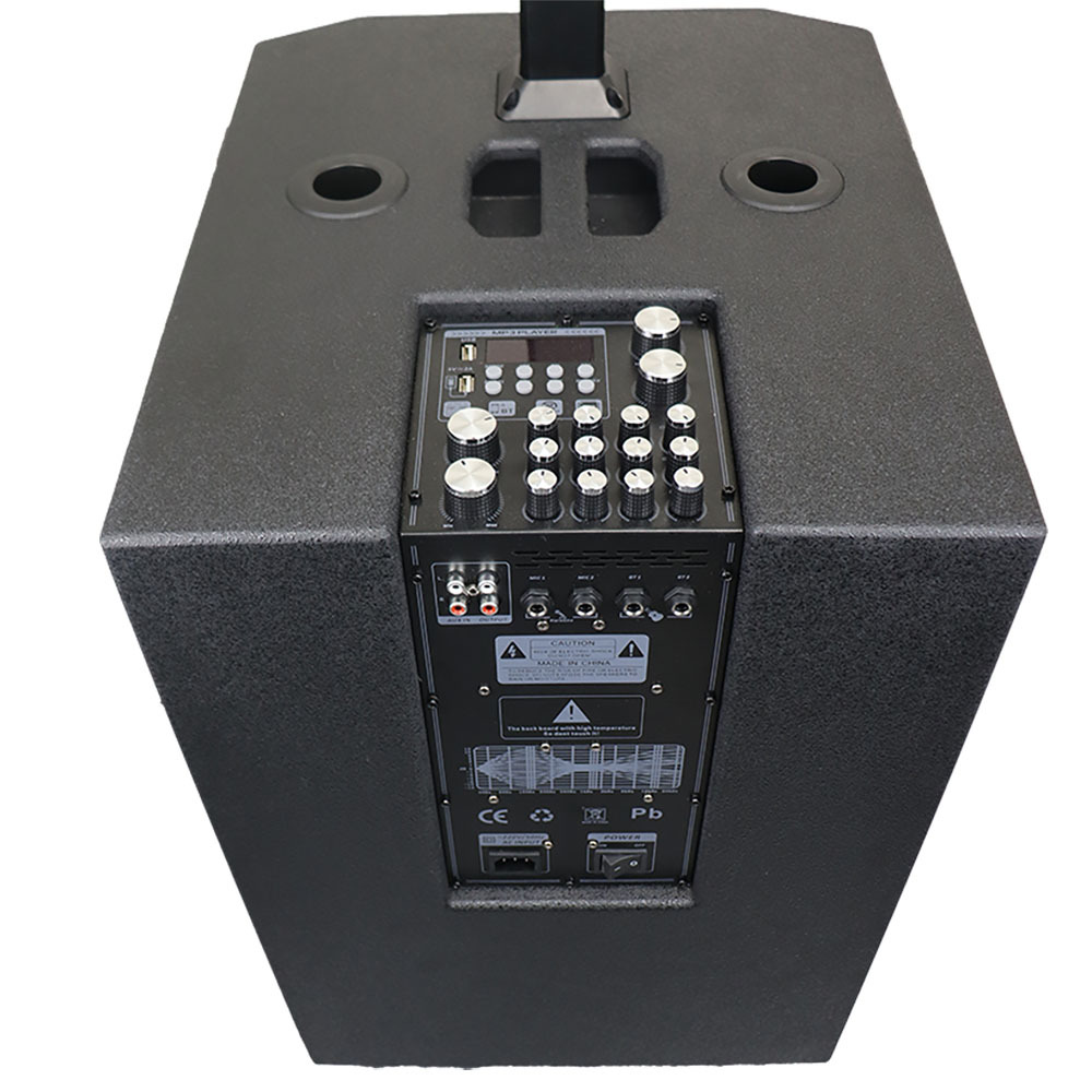 Comercio exterior transfronterizo de alta potencia 600W sin batería altavoz de columna de 15 pulgadas escenario de boda al aire libre sonido