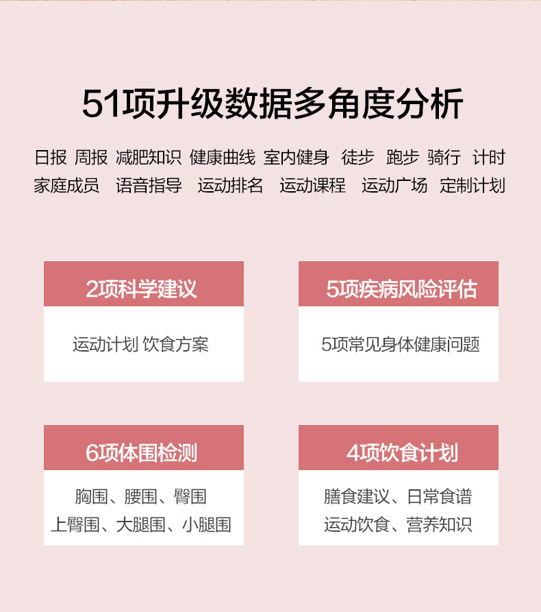 Weishang LOGO weight scale household digital scale human body fat scale small girls dormitory weighing scale electric high precision